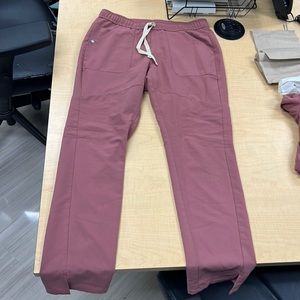 Mauve Fig scrub pants